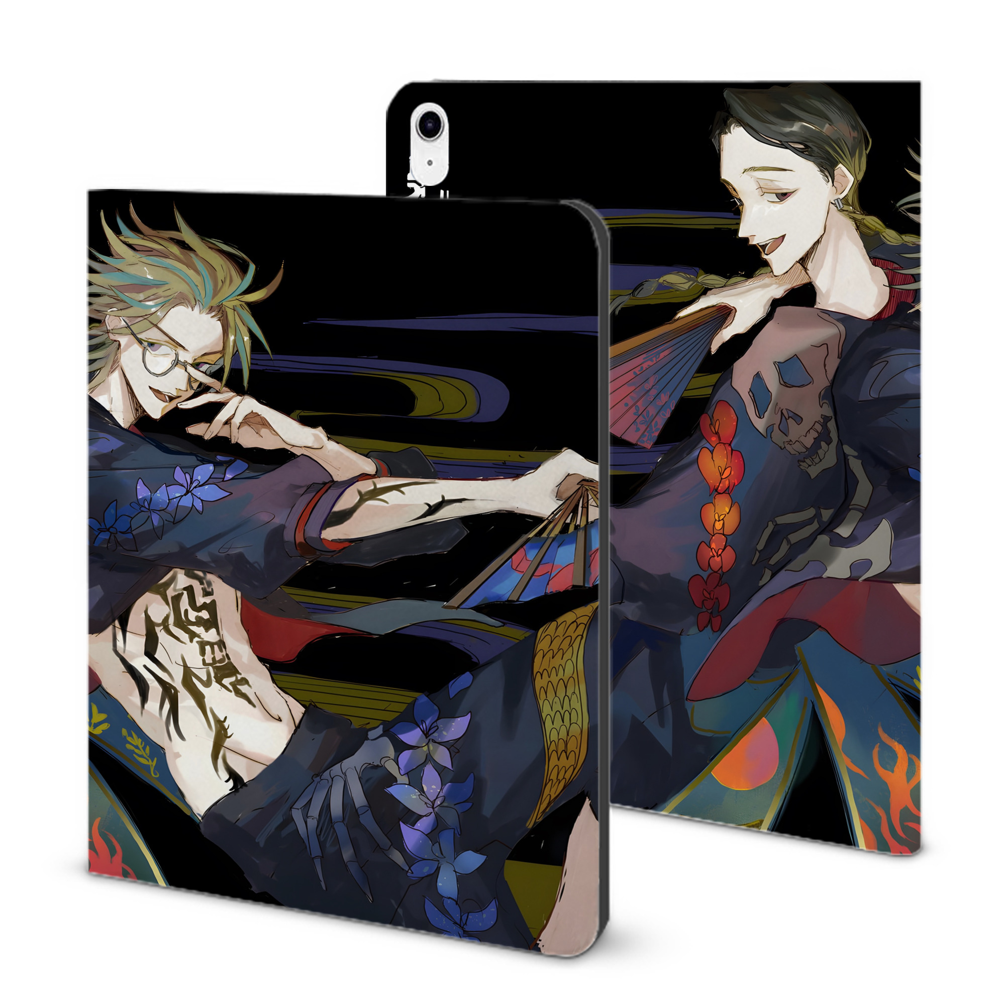 （画像用） 東京リベンジャーズ Tokyo Revengers IPad ケース ブック型 PUレザー TPU 耐衝撃 軽量 薄型 ペン収納なし 全面保護 IPad 各モデル対応